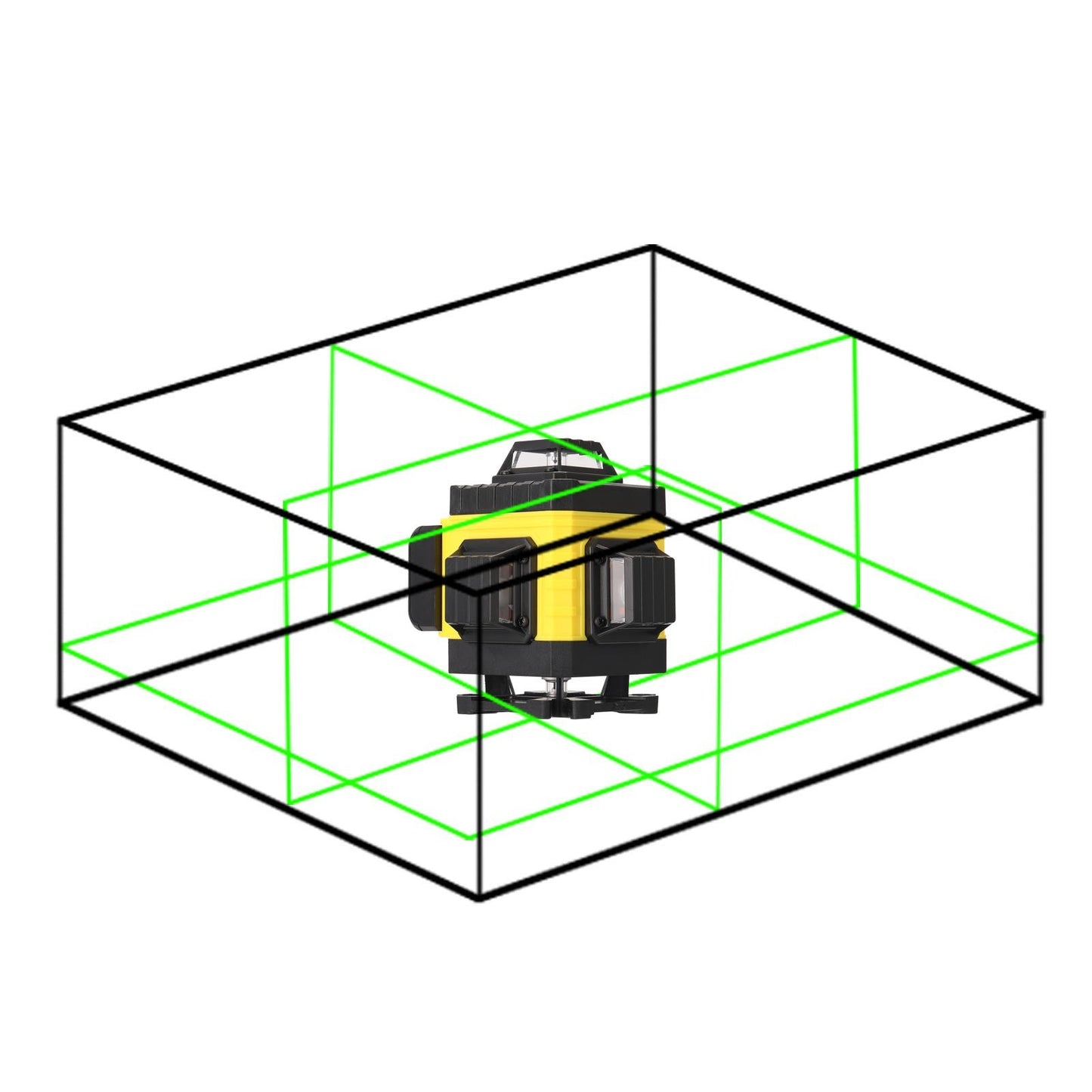 16-Line Multifunction Laser Level Tool with 3° Self-Leveling, Vertical & Horizontal Lines