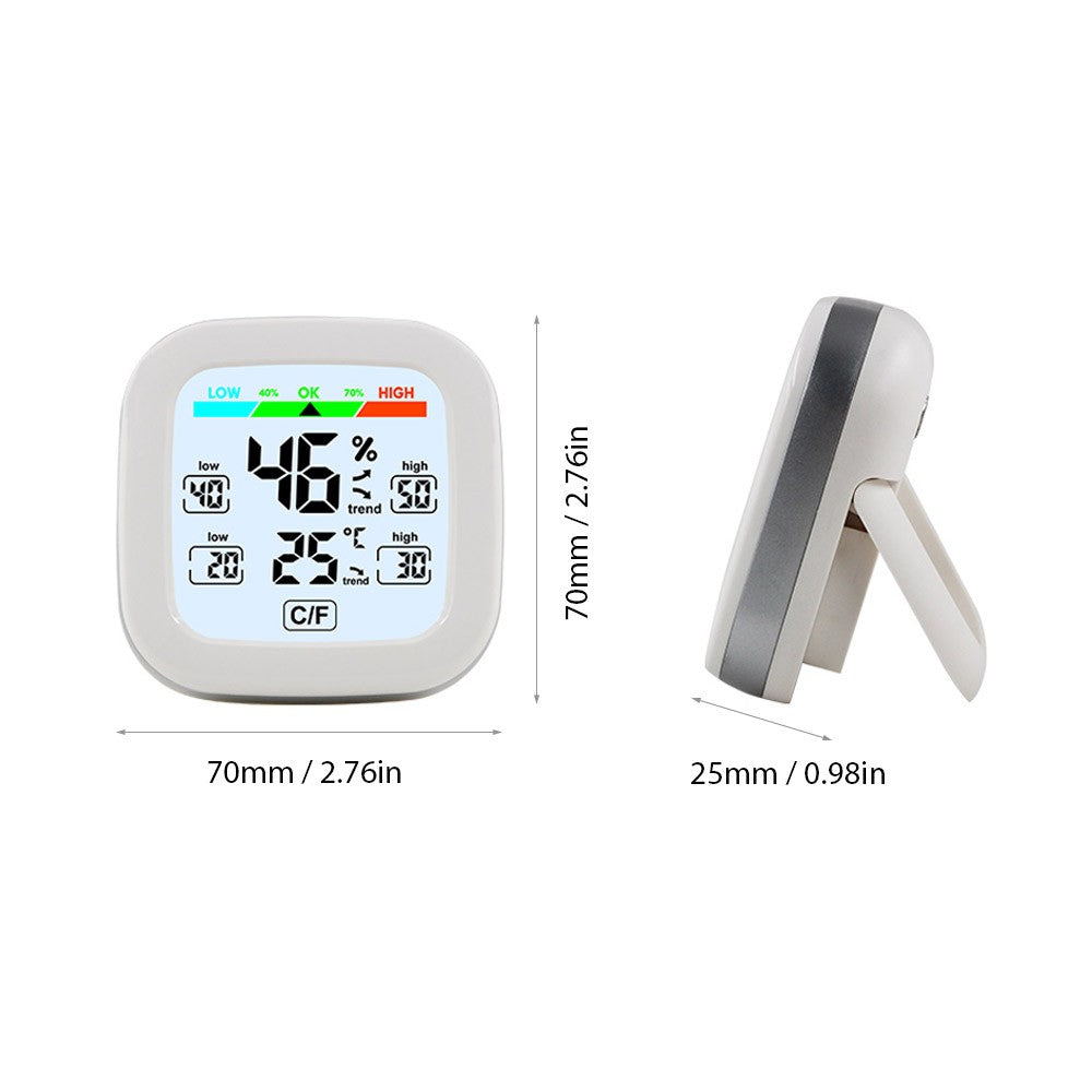 Wireless Indoor Digital Hygrometer Thermometer - Temperature & Humidity Monitor with Trend Backlight