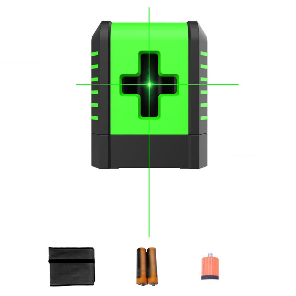 Compact 2-Line Self-Leveling Laser Tool for Household Tile, Flooring, and Installation Projects