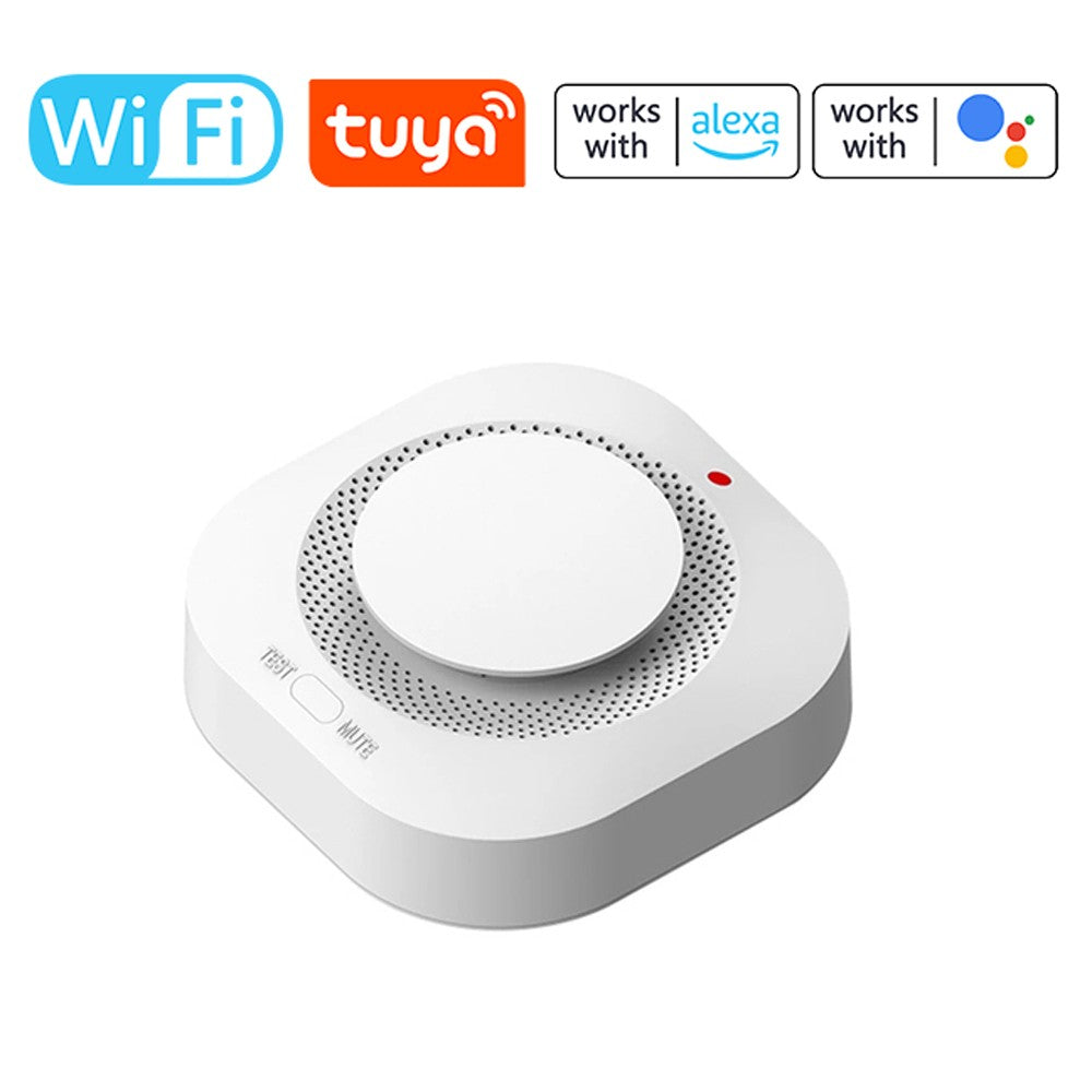 Smart WiFi Smoke Alarm with Mobile App Alerts: Kitchen, Bedroom, Warehouse - Alexa Compatible
