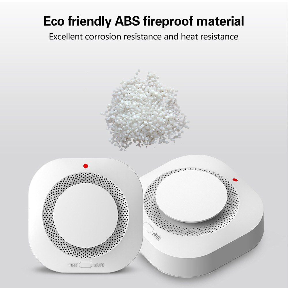 Smart WiFi Smoke Alarm with Mobile App Alerts: Kitchen, Bedroom, Warehouse - Alexa Compatible