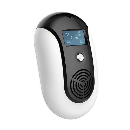 Portable Ultrasonic Pest Repellent with Variable Frequency and Flashing Light for Mosquito, Rat, Mouse, Bat, Cockroach, Fly, Ant, Gecko, Spider Control