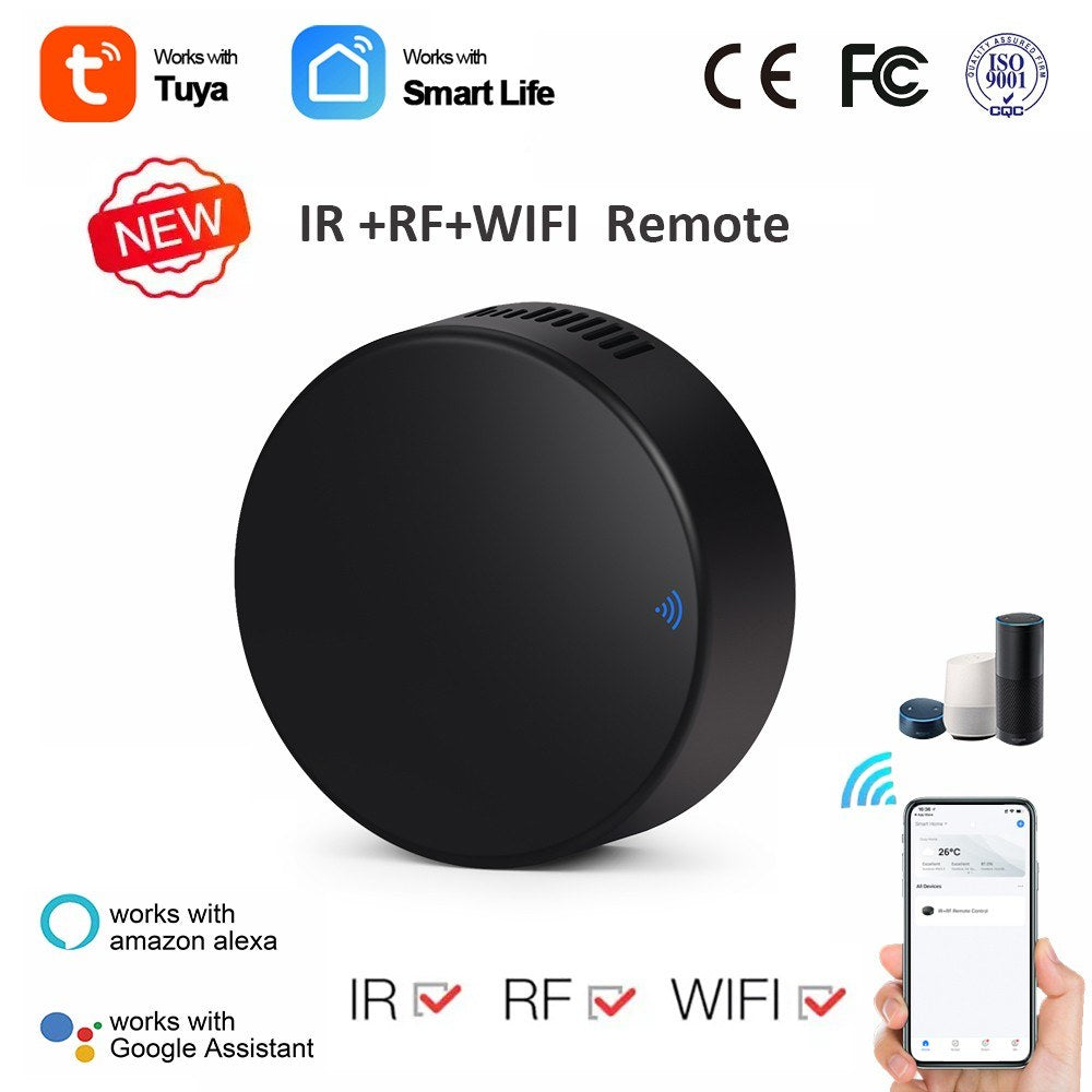 All-in-One Tuya WiFi IR Remote - Universal Infrared Controller, Alexa & Google Home Compatible