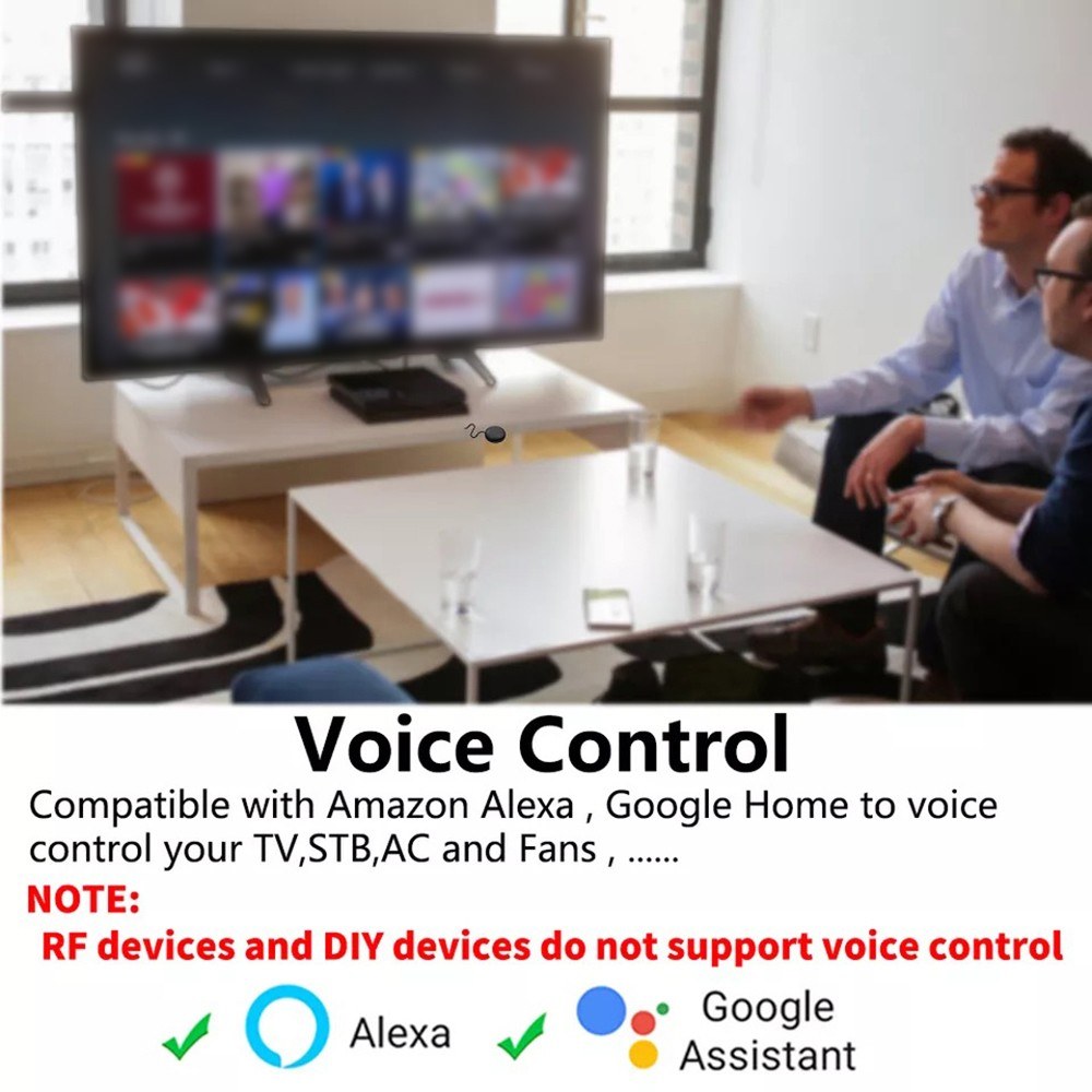 All-in-One Tuya WiFi IR Remote - Universal Infrared Controller, Alexa & Google Home Compatible