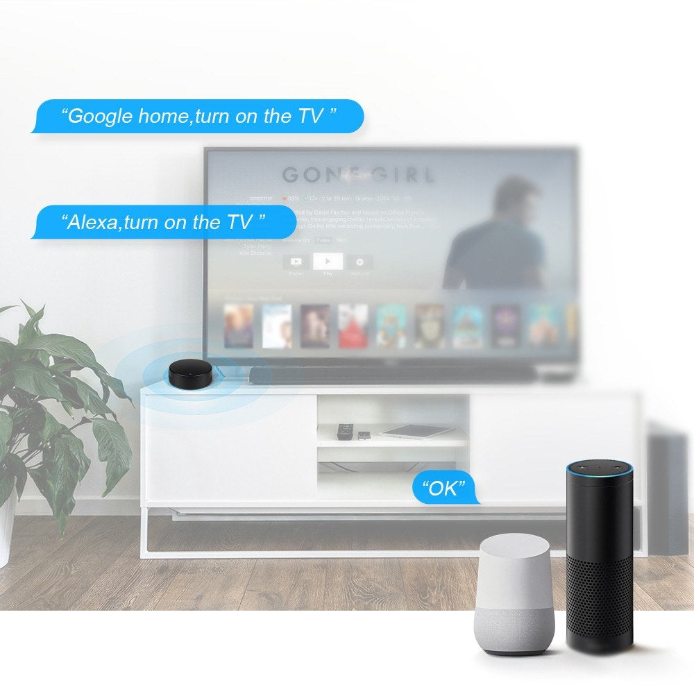 All-in-One Tuya WiFi IR Remote - Universal Infrared Controller, Alexa & Google Home Compatible
