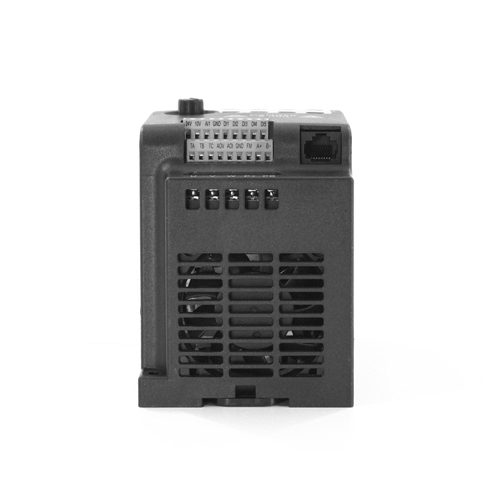 AC220V Single Phase Vector Inverter VFD 0.75KW for Stepless Motor Speed Control