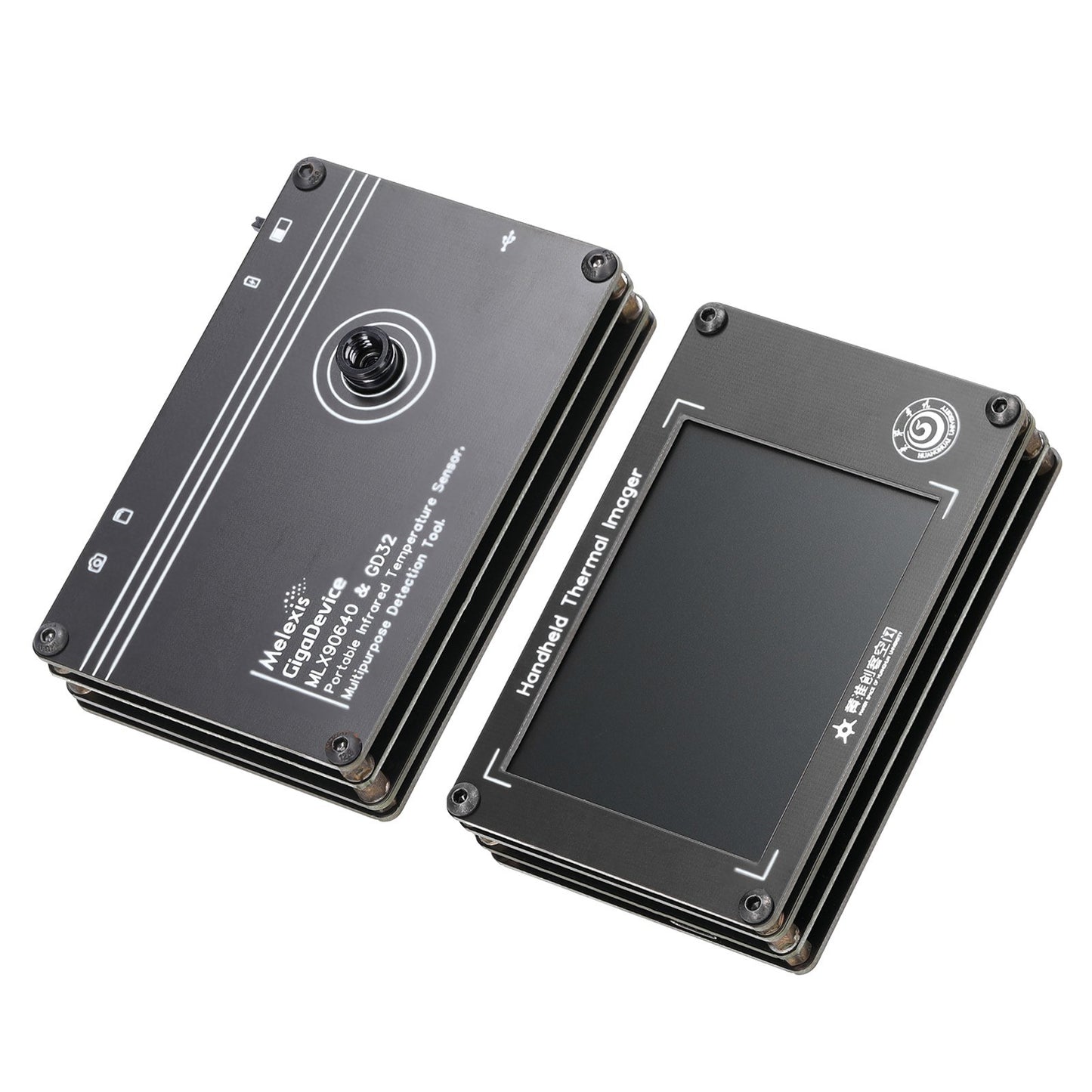Portable Infrared Thermal Imaging Camera -40~300℃, 3.4 Inch LCD Display, Handheld Digital Thermal Imager with Temperature Sensors