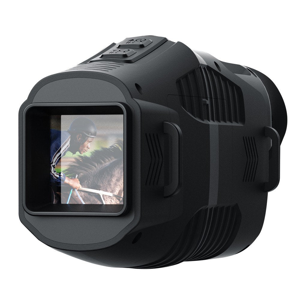 1080P Portable Monocular Infrared Night Vision Device - Day & Night Use, Photo/Video Capture, 5X Zoom, 300M Viewing for Hunting & Boating