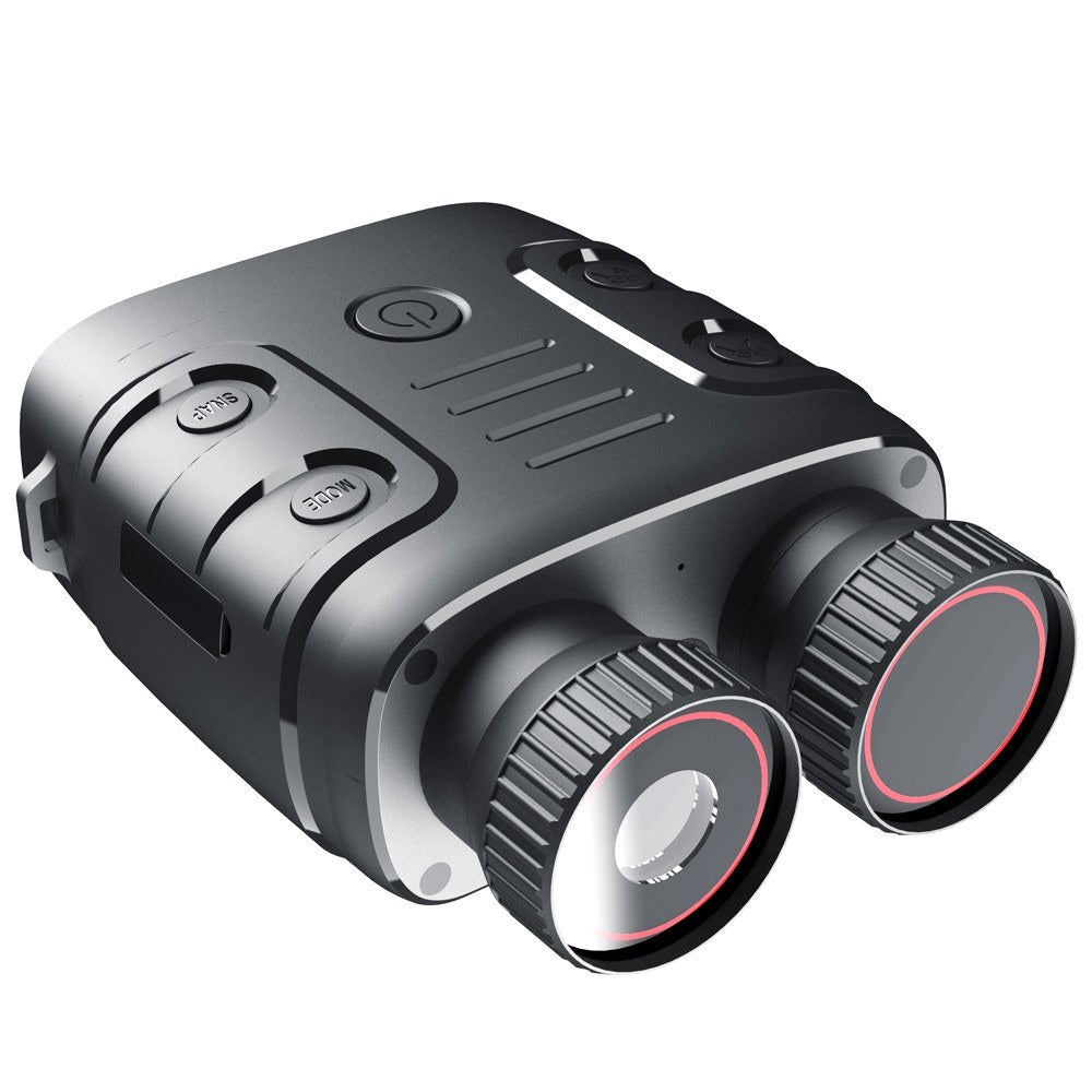 1080P Night Vision Binoculars with 10X Digital Zoom, 300M Full Dark Viewing for Day/Night Use - Photo & Video Capture for Outdoor Hunting & Boating