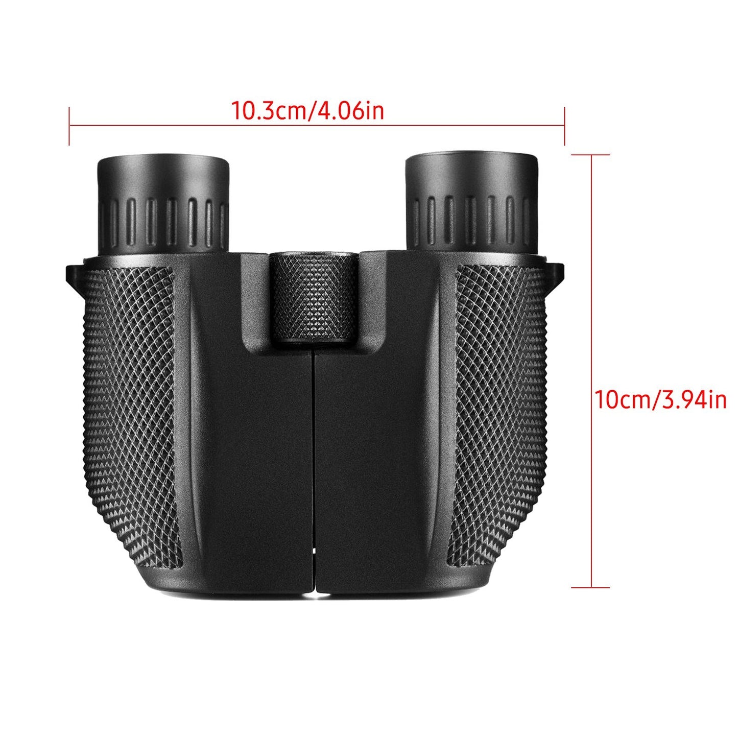 10x25 BAK4 Prism Waterproof Mini Binoculars for Adults & Kids, Ideal for Bird Watching, Travel, Concerts, Hiking with Low Light Night View