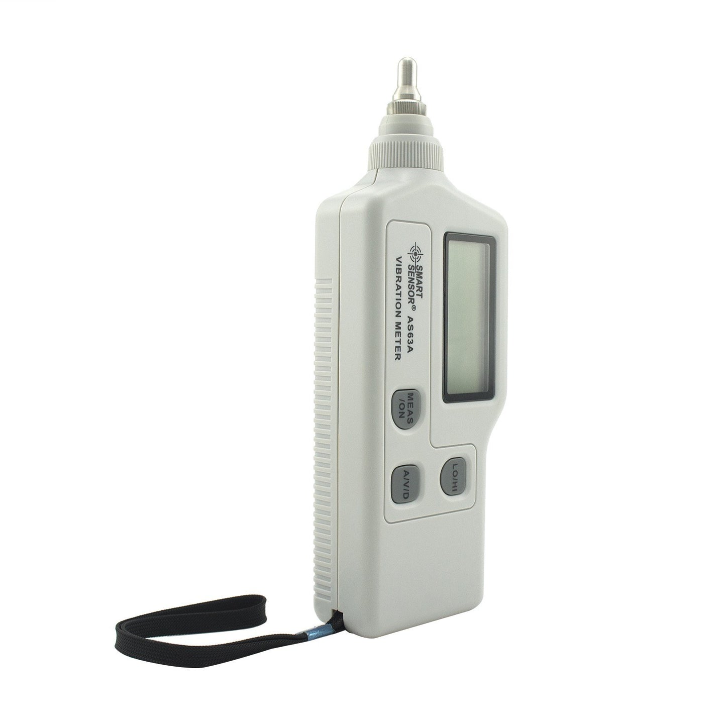 AS63A Digital Vibration Meter - LCD Screen Analyzer with AC Output for Acceleration, Velocity, Displacement Measurement