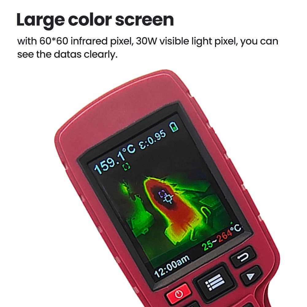 Handheld 60x60 Pixel Infrared Thermal Imager Camera with Clear Definition & Temperature Measurement
