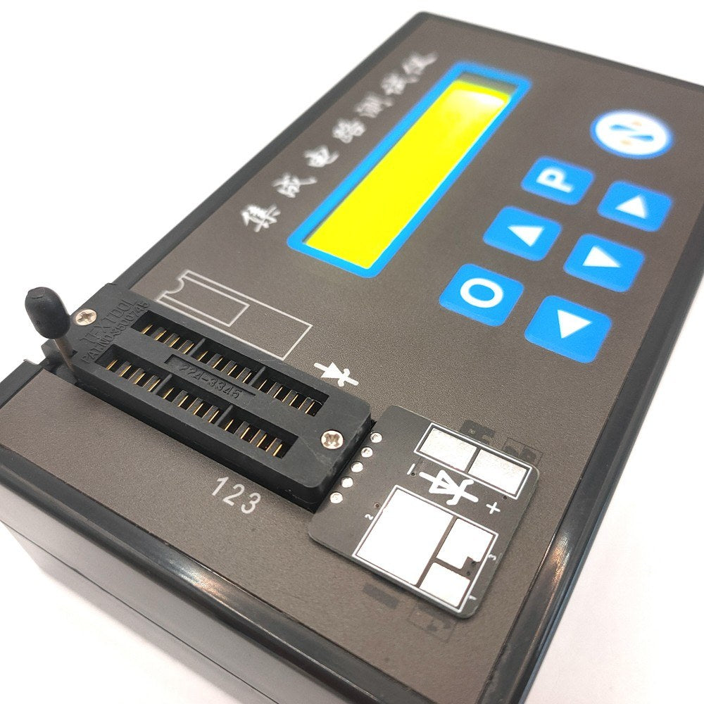 Multifunction Handheld Rechargeable LED IC Tester: Digital Transistor, Diode & Chip Detector
