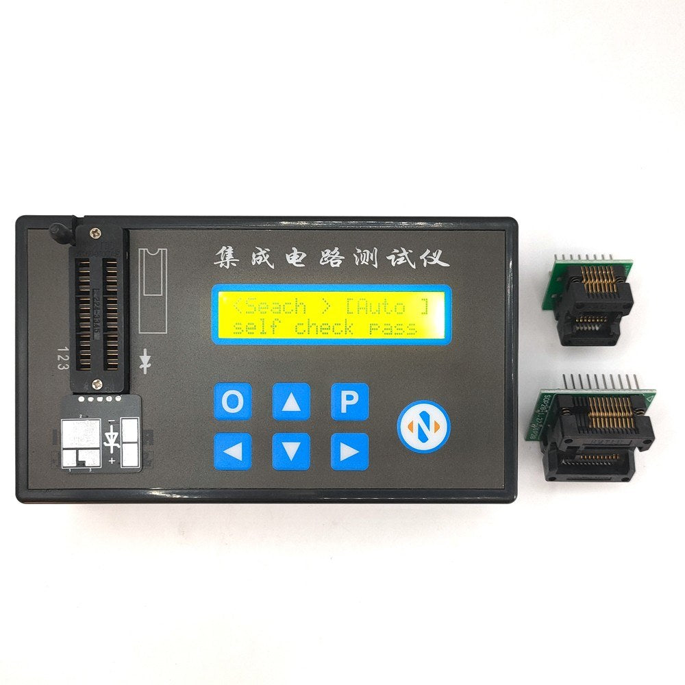 Multifunction Handheld Rechargeable LED IC Tester: Digital Transistor, Diode & Chip Detector