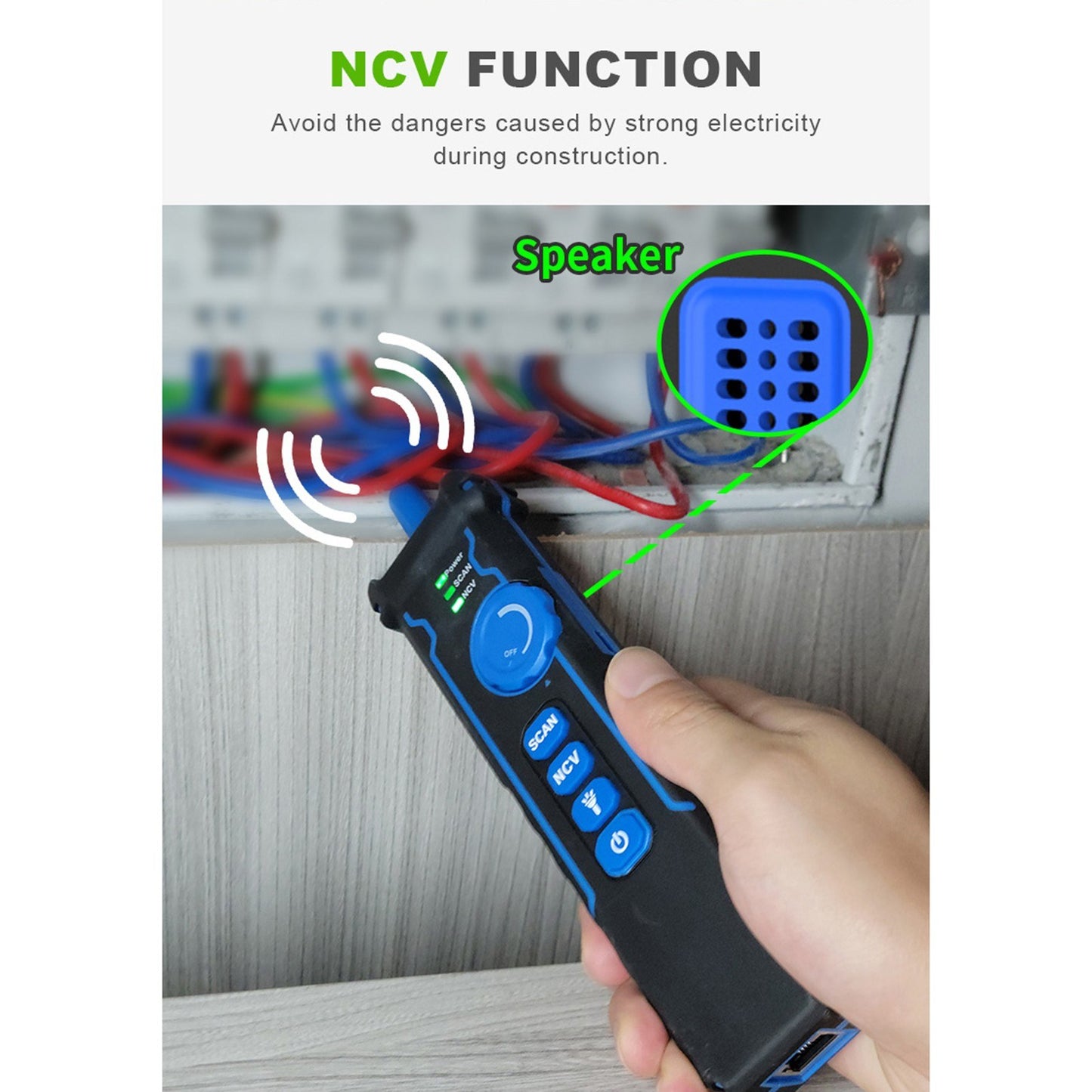 NOYAFA LCD Digital Optical Wire Tracer & Network Cable Tester