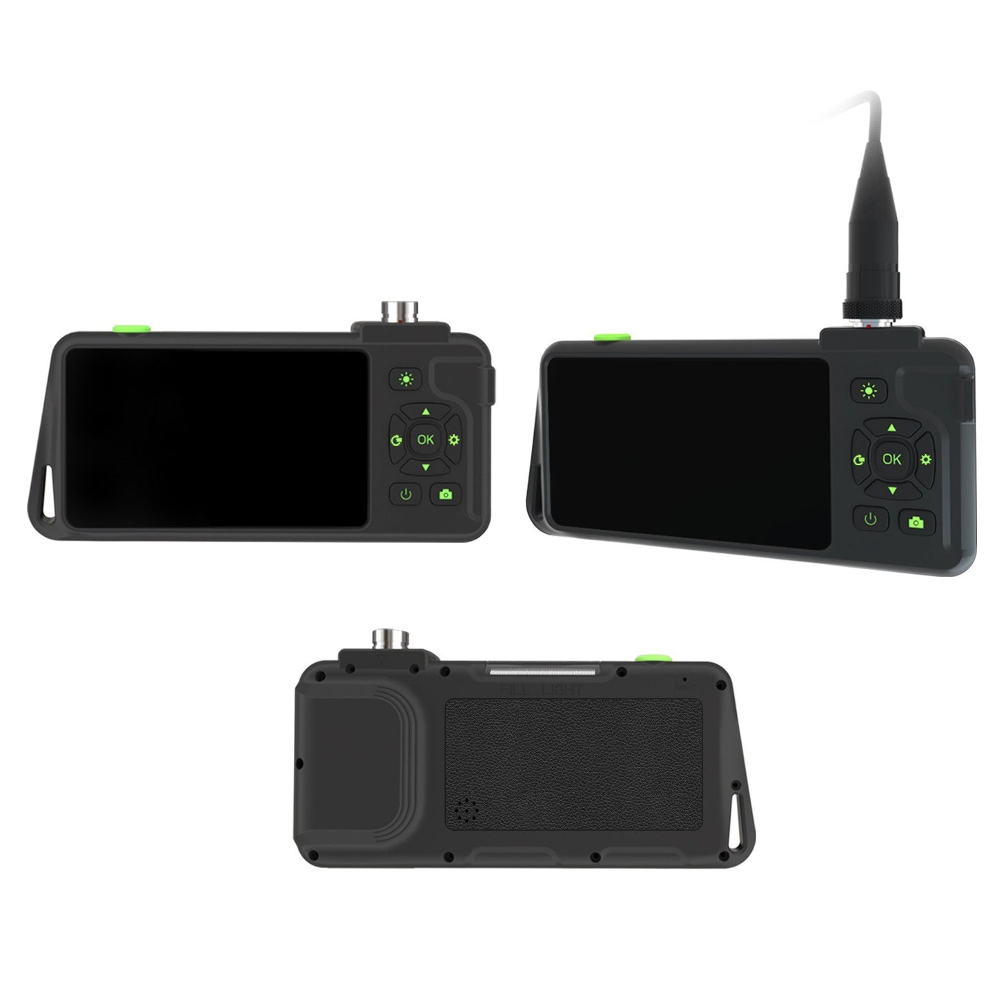 4.5-inch IPS Industrial Endoscope, 1080P HD Borescope Camera with 6 LEDs, IP67 Waterproof, TF Card Slot