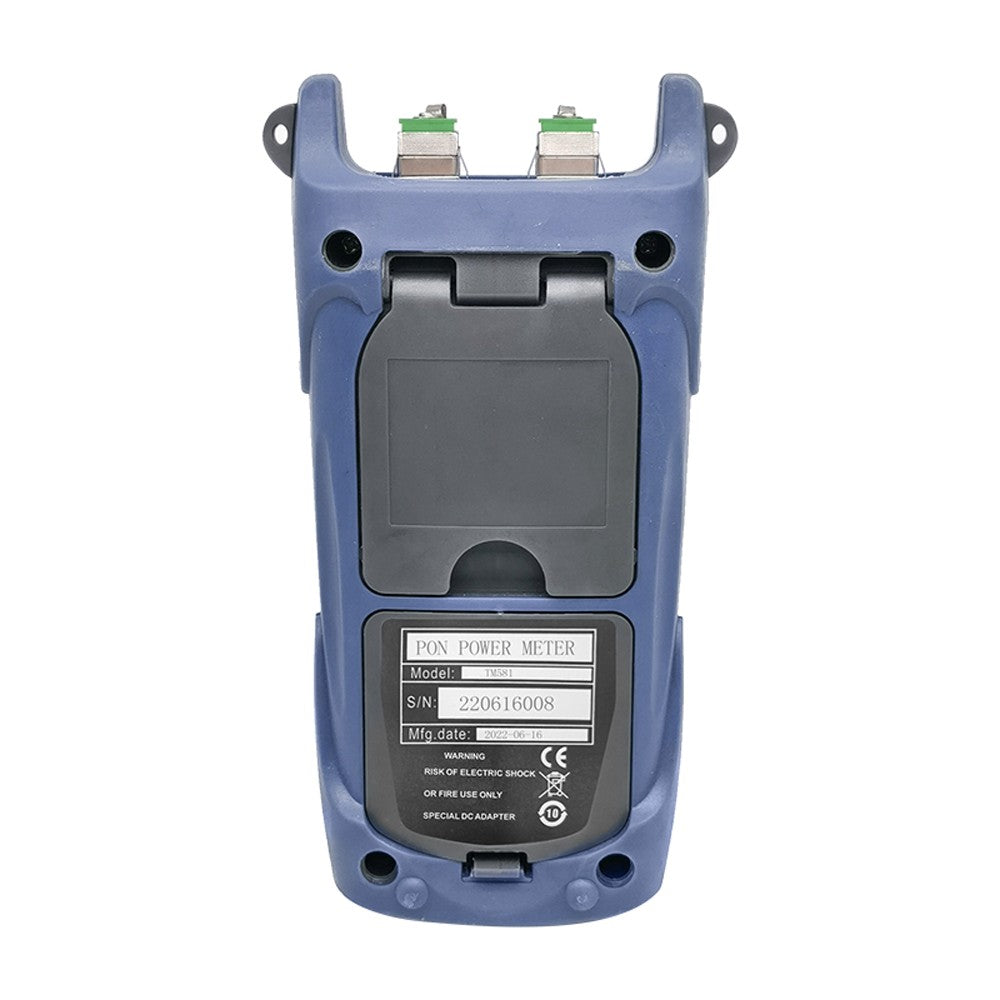 PON Power Meter Optical Fiber Tester with 10 Data Storage for 1310/1490/1550nm Video FTTX ONT OLT Signal Measurement