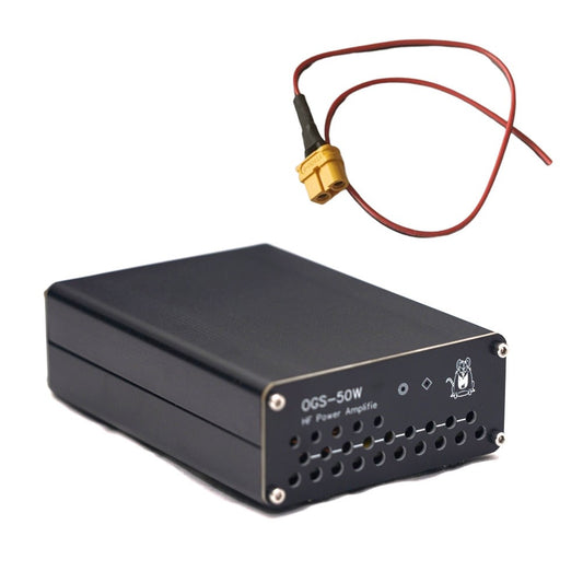Portable 50W High-Frequency Power Amplifier for Ham Radios (Compatible with USDX, FT-817, Elecraft KX3, QRP, FT-818, G90, G90S, G1M, X5105)