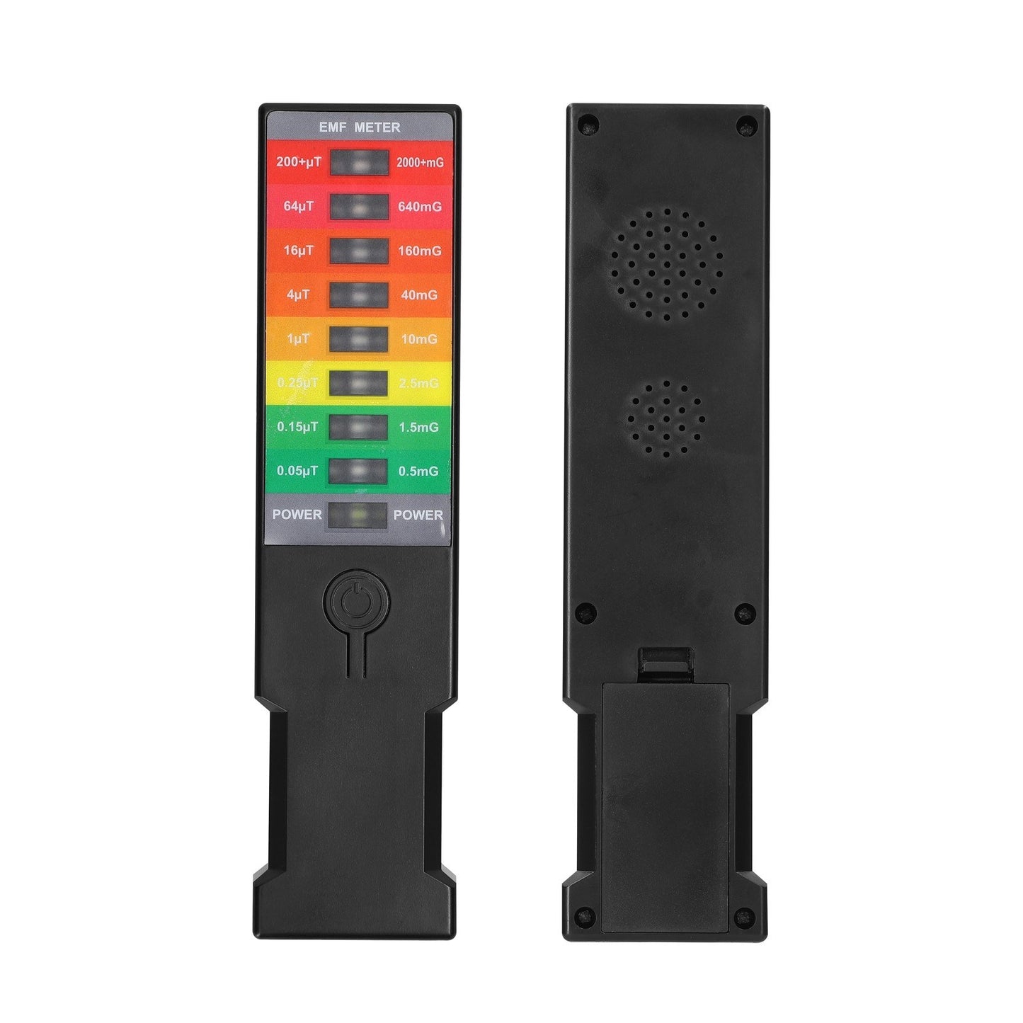 Handheld EMF Gauss Meter - Portable Electromagnetic Field Detector with 9 LED Magnetic-Field Monitor for Home Use