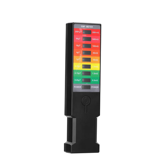 Handheld EMF Gauss Meter - Portable Electromagnetic Field Detector with 9 LED Magnetic-Field Monitor for Home Use