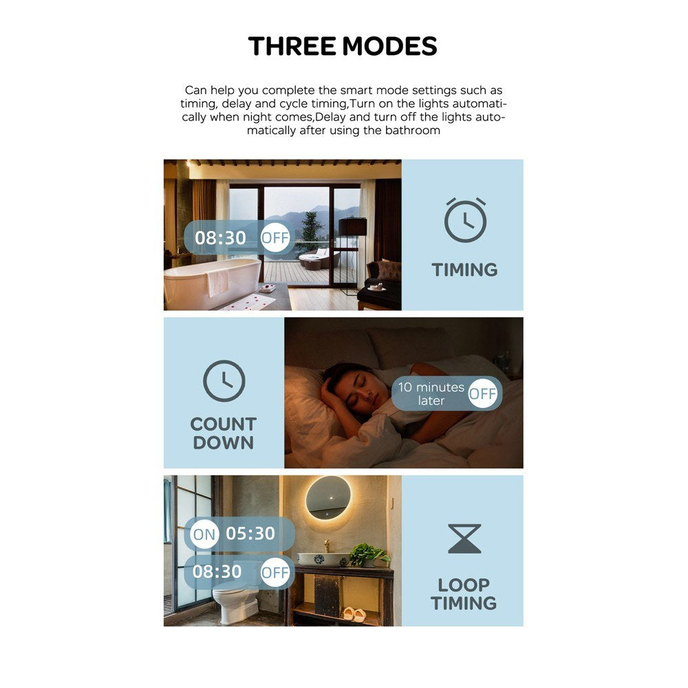 Smart WiFi Circuit Breaker 1P DIN Rail Switch, Ewelink APP, Alexa & Google Assistant Compatible for Home Automation