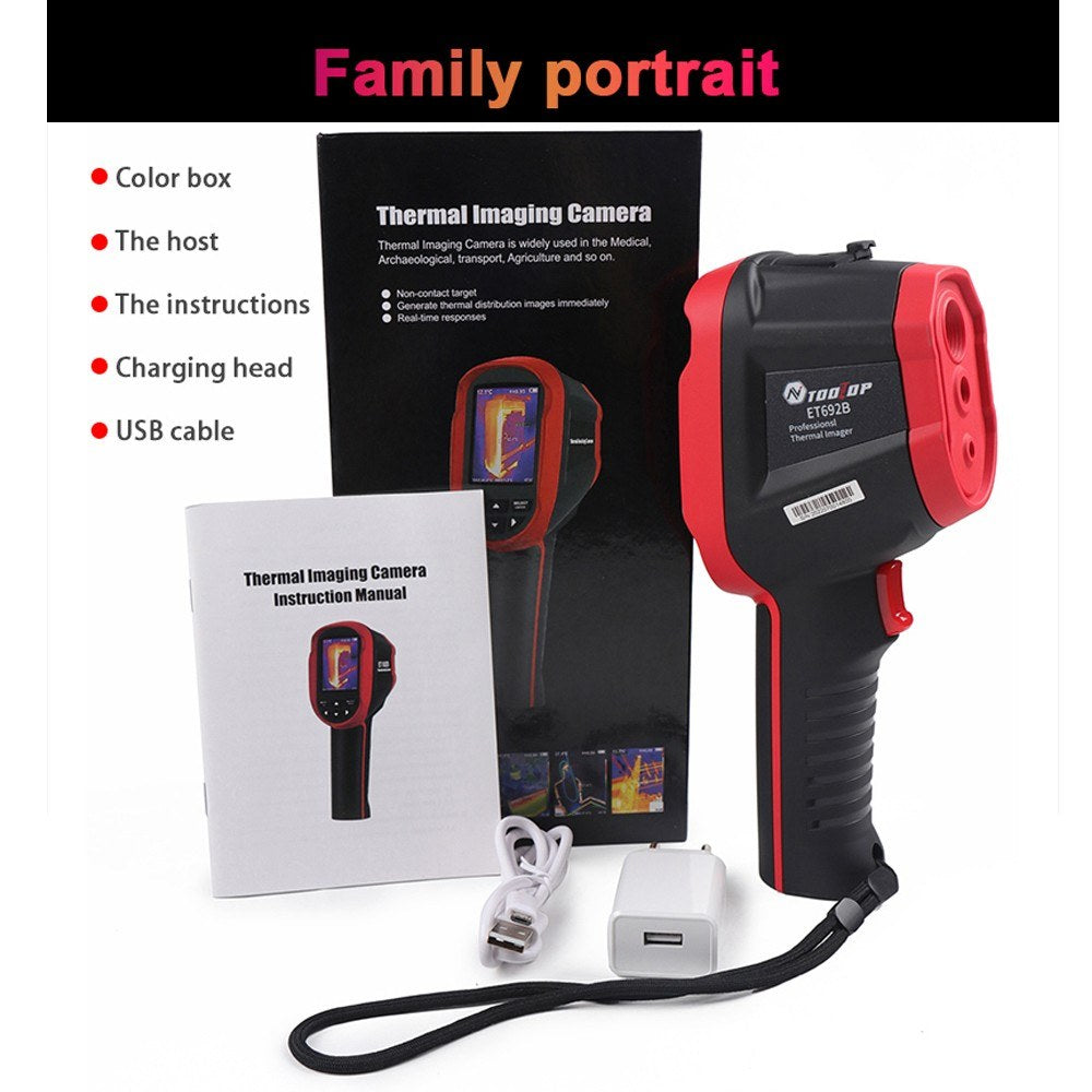 Portable Thermal Imager with 2.8 inch Display, Infrared Sensor, 640x480 Resolution, -20℃ to 550℃ Temperature Range