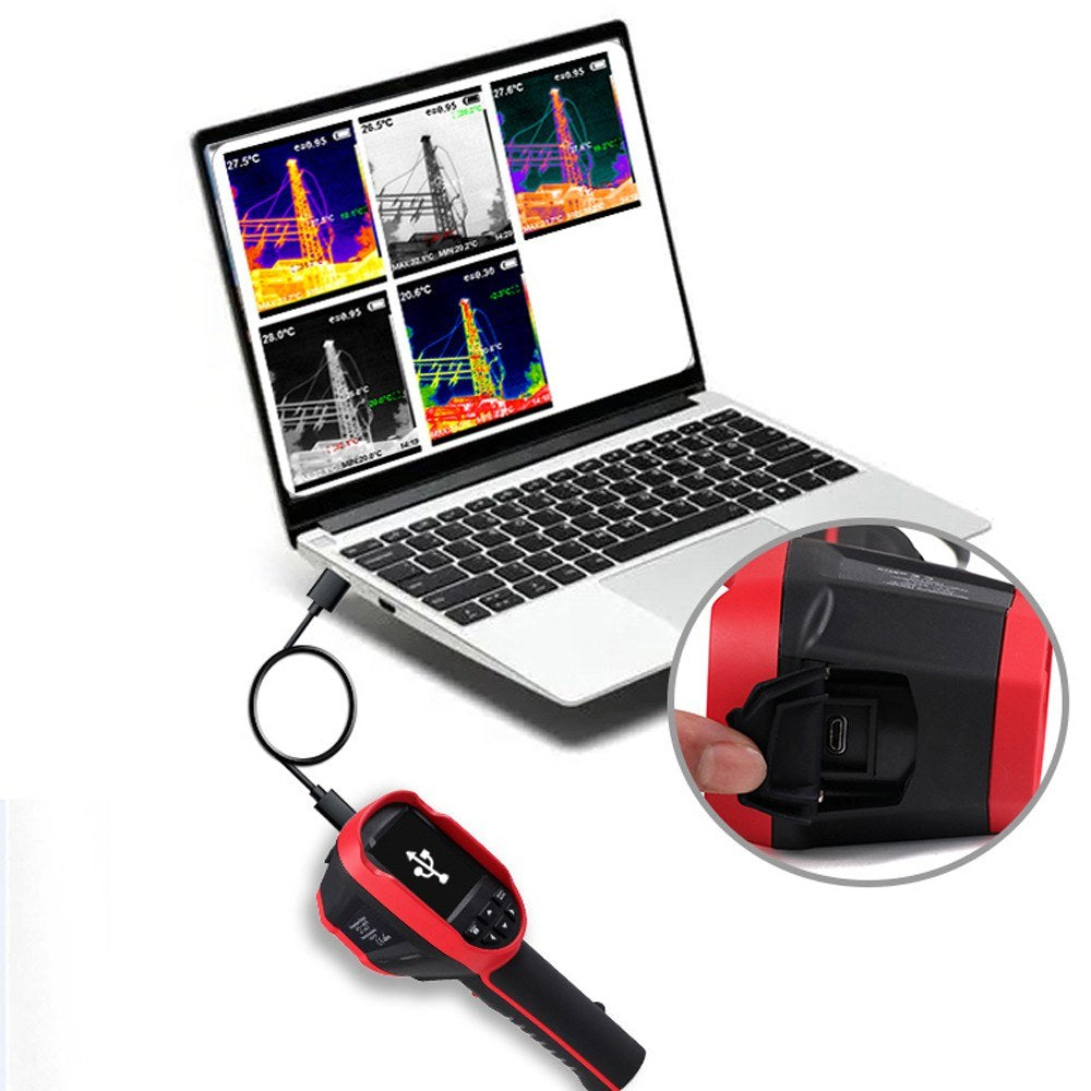 Portable Thermal Imager with 2.8 inch Display, Infrared Sensor, 640x480 Resolution, -20℃ to 550℃ Temperature Range