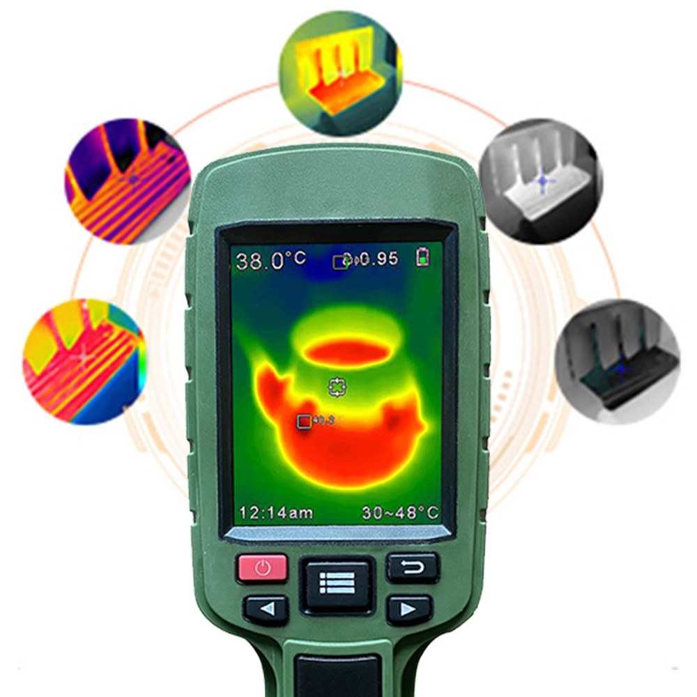 Portable JD-108 Infrared Thermal Imager Camera, 160x120 Color Display, Handheld Temperature Detector