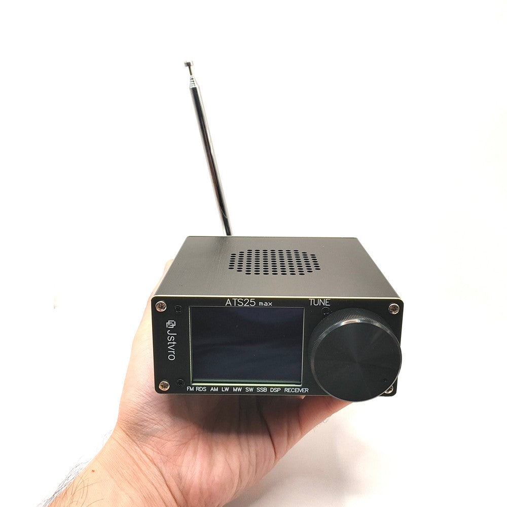 ATS-25 Max Portable Radio Receiver with 2.8-Inch Touchscreen, Upgraded Si4732 Chip, HAM Frequency Modulation, Built-in 2000mAh Battery