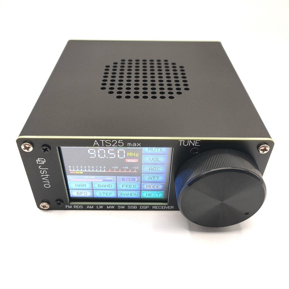 ATS-25 Max Portable Radio Receiver with 2.8-Inch Touchscreen, Upgraded Si4732 Chip, HAM Frequency Modulation, Built-in 2000mAh Battery