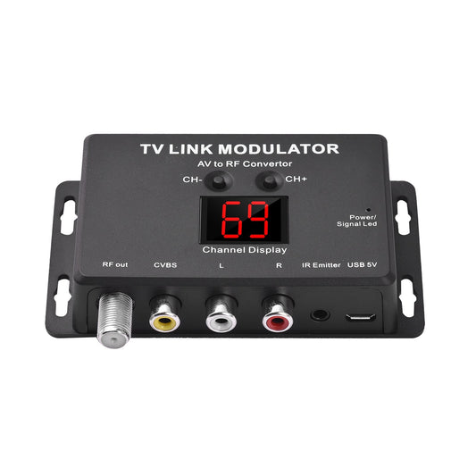 TM80 TV Link AV to RF Modulator Converter
