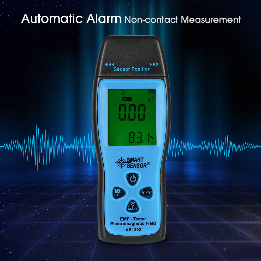 Handheld Digital LCD EMF Meter & Radiation Detector