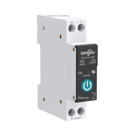 Tuya Zigbee Smart Circuit Breaker with Alexa & Google Home Compatibility - Wireless Remote Din Rail Switch 16A