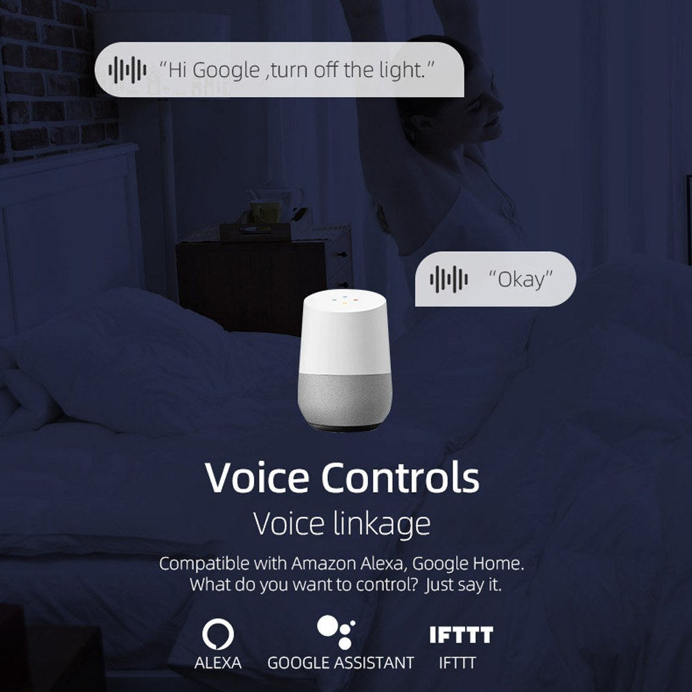 10A Tuya WiFi Smart Circuit Breaker with Wireless Remote, Alexa & Google Home Compatible, DIN Rail Switch