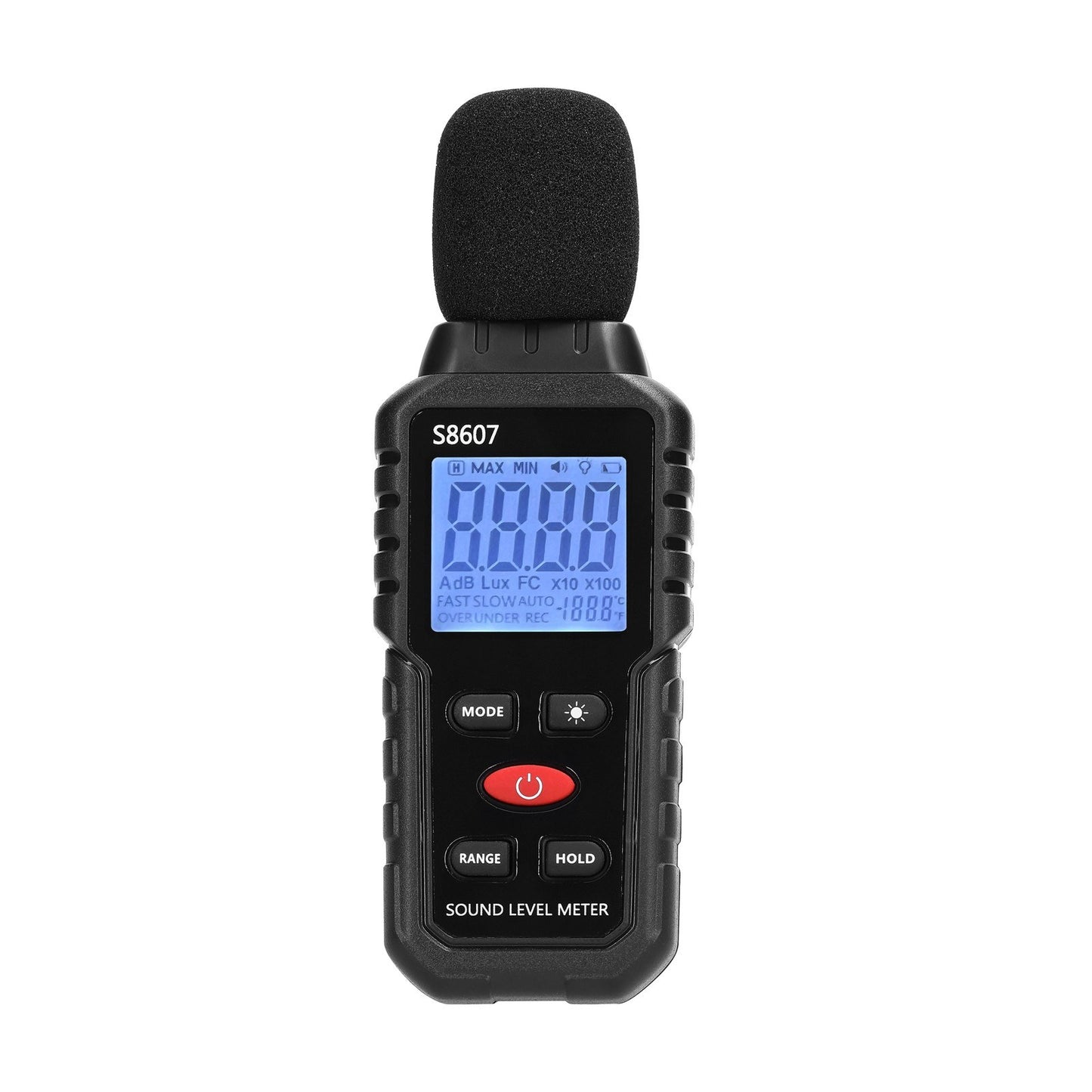 High Accuracy Mini Sound Level Meter 30-130dB A-weighted Digital Noise Detector with Backlit Display