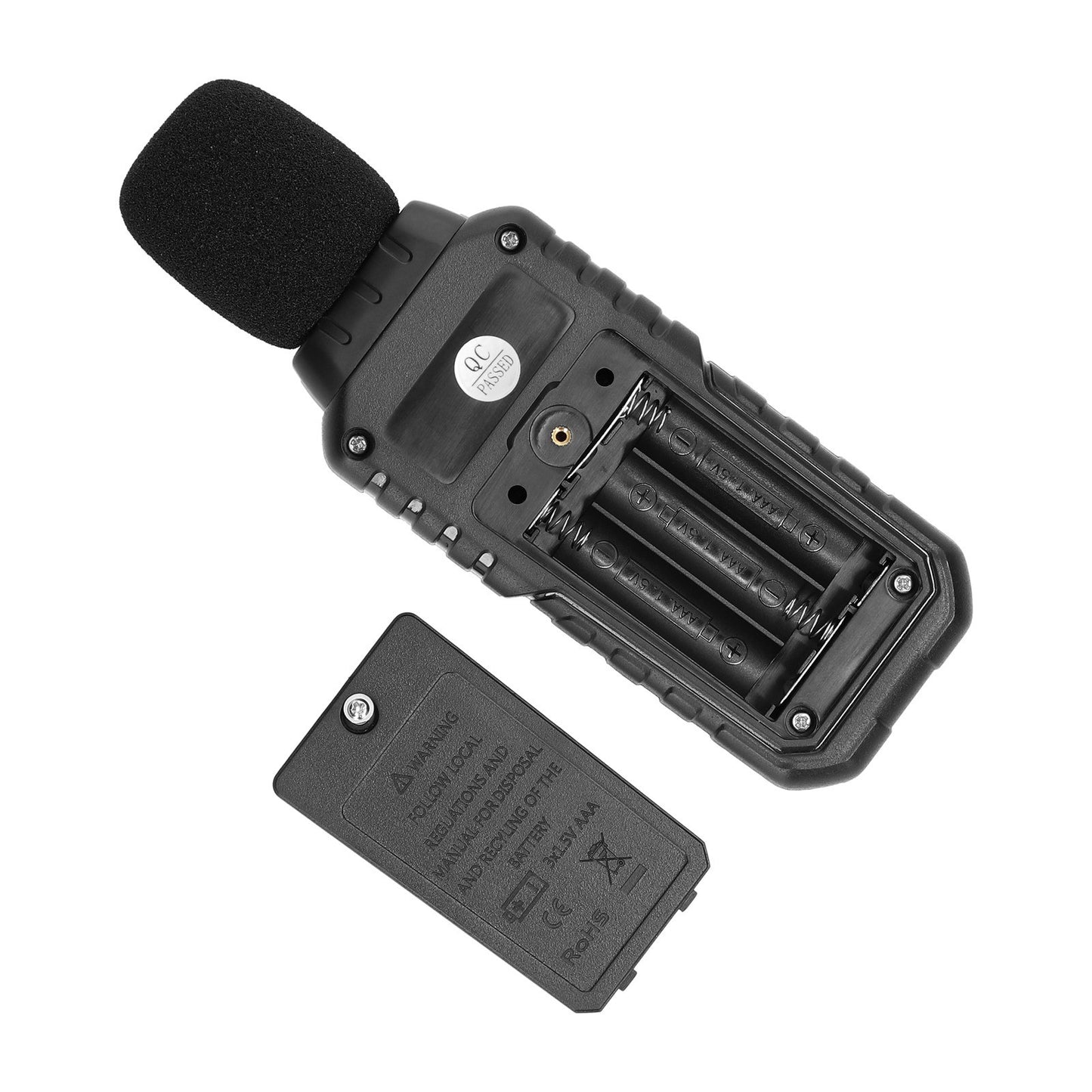 High Accuracy Mini Sound Level Meter 30-130dB A-weighted Digital Noise Detector with Backlit Display