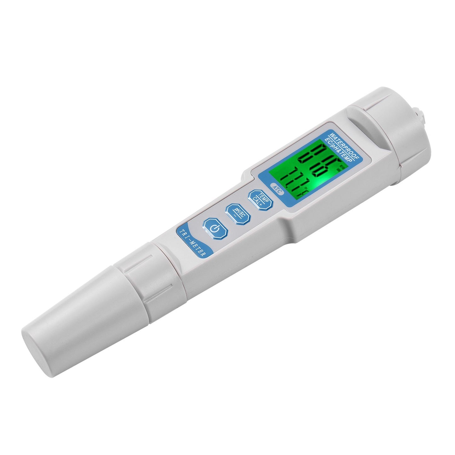 Portable 3-in-1 Water Quality Tester: pH, EC, & Temperature Meter Analyzer