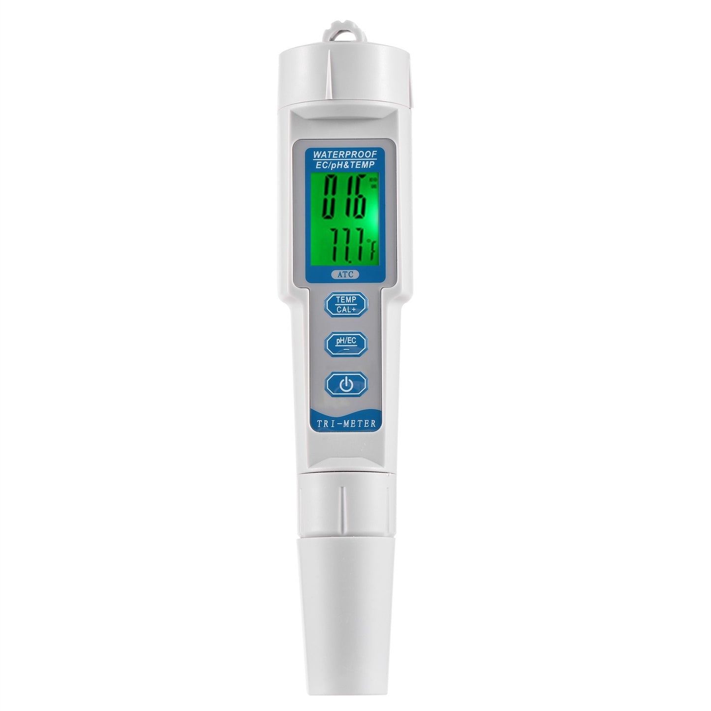 Portable 3-in-1 Water Quality Tester: pH, EC, & Temperature Meter Analyzer