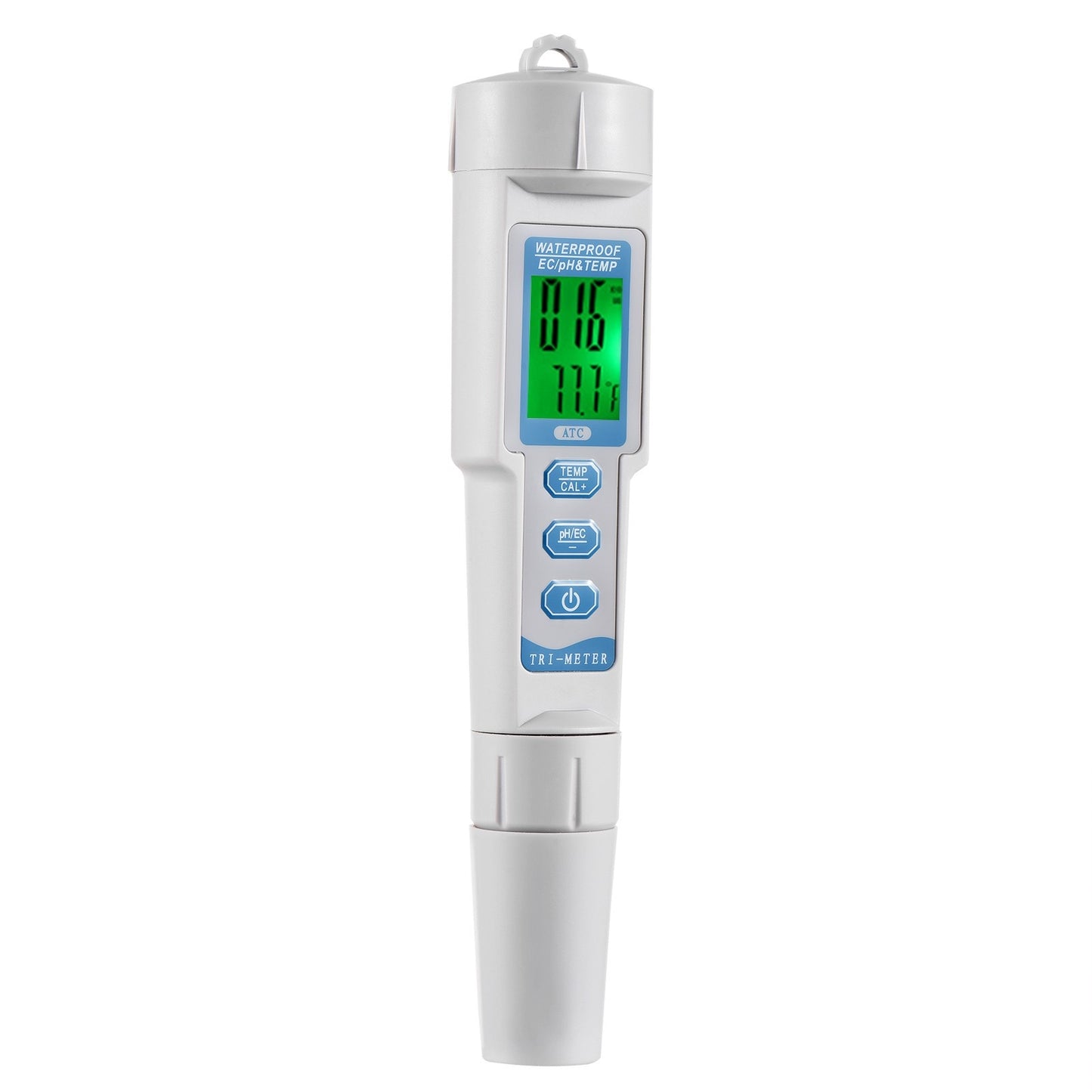 Portable 3-in-1 Water Quality Tester: pH, EC, & Temperature Meter Analyzer