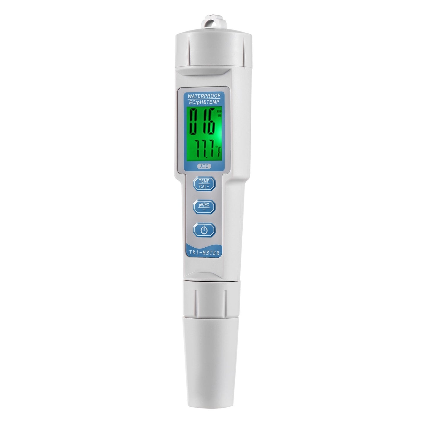 Portable 3-in-1 Water Quality Tester: pH, EC, & Temperature Meter Analyzer