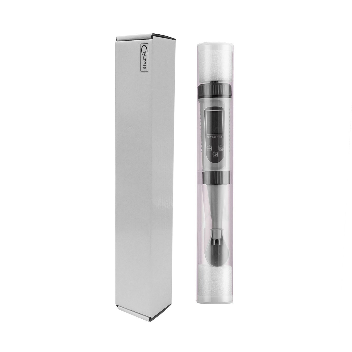Digital Water Tester 4-in-1: SALT, TDS, S.G., Temp Meter - High Accuracy Quality Testing Pen for Drinking Water, Swimming Pool, Aquarium, Hydroponics