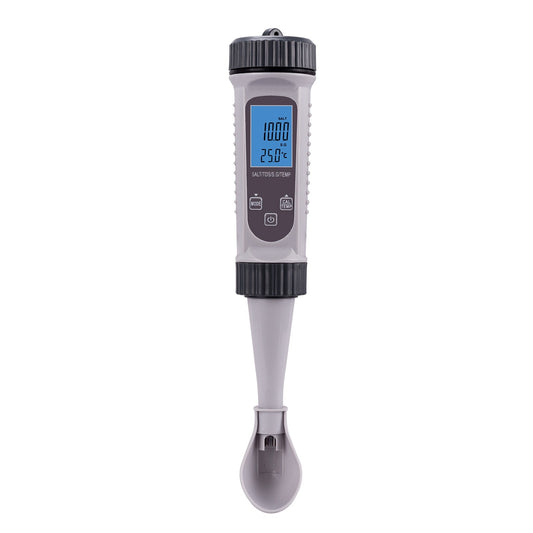 Digital Water Tester 4-in-1: SALT, TDS, S.G., Temp Meter - High Accuracy Quality Testing Pen for Drinking Water, Swimming Pool, Aquarium, Hydroponics