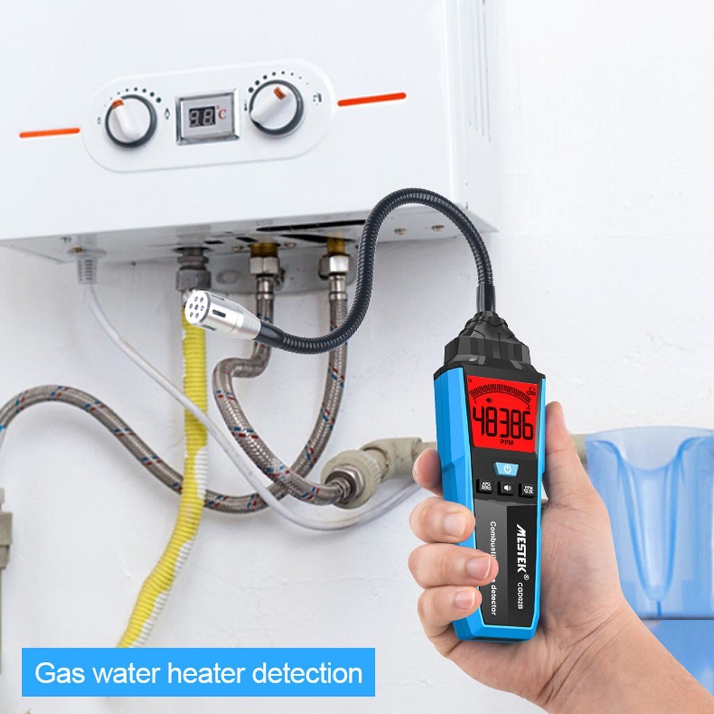 Portable Combustible Gas Leak Detector with Sound & Light Alarm