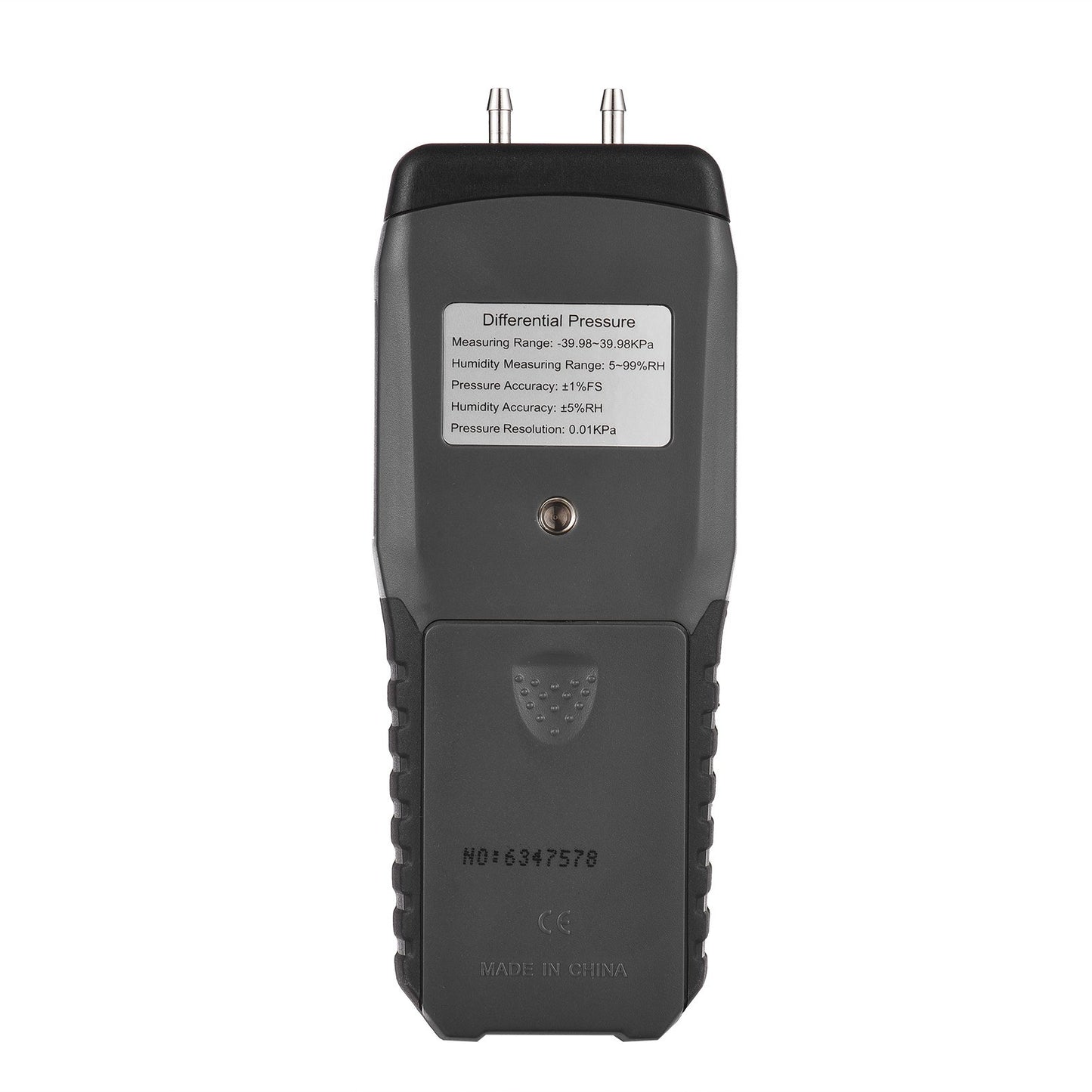 AS511 Digital Differential Pressure Gauge - Dual Port Manometer, Air/Gas Tester -39.98~39.98KPA