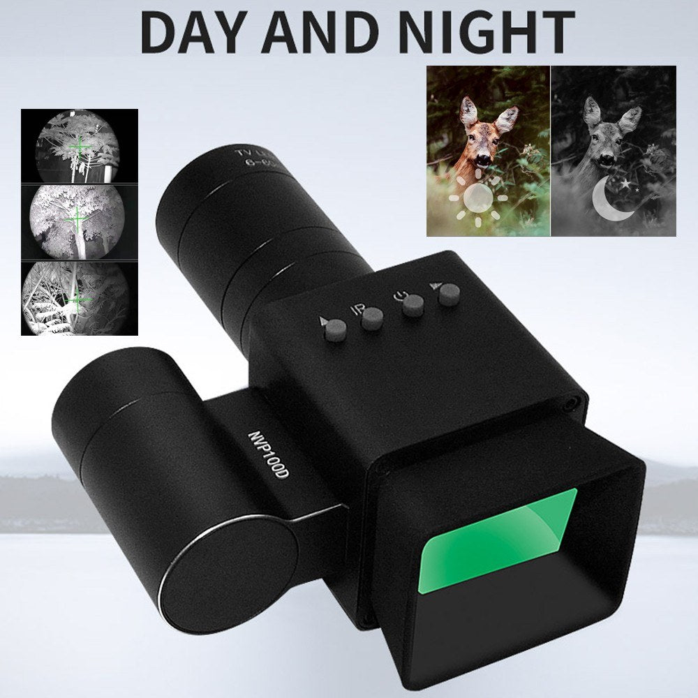 1080P Portable Night Vision Camera with 1.54-Inch Display for Day/Night Use, Photo/Video Recording, Infrared Digital for Outdoor Activities