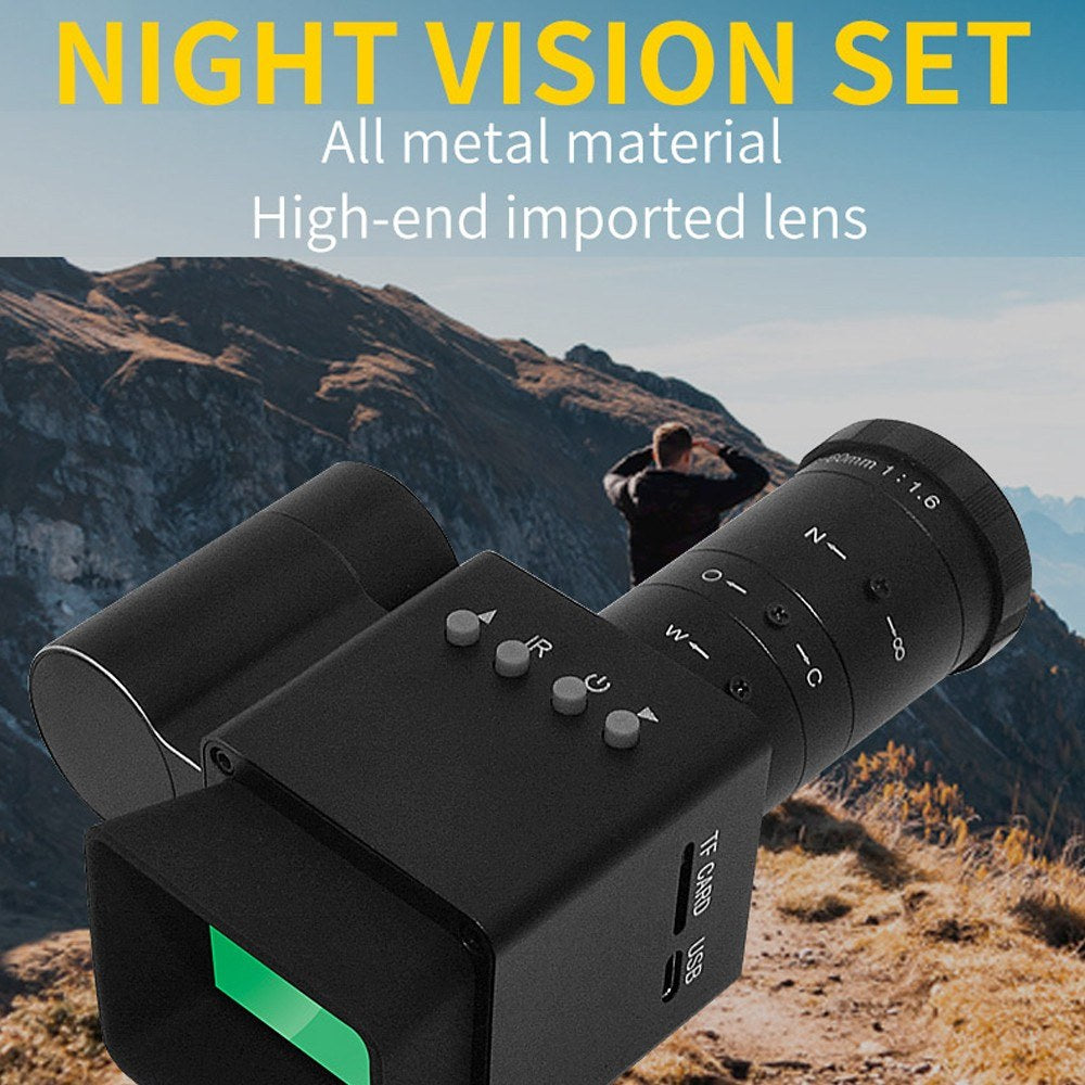 1080P Portable Night Vision Camera with 1.54-Inch Display for Day/Night Use, Photo/Video Recording, Infrared Digital for Outdoor Activities
