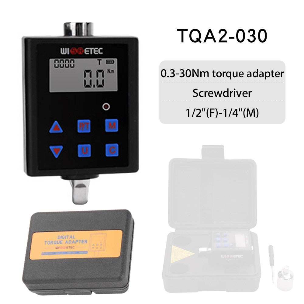 Digital Torque Meter with Backlight, Dual Modes, Four Units, & Audible/Visual Alarm