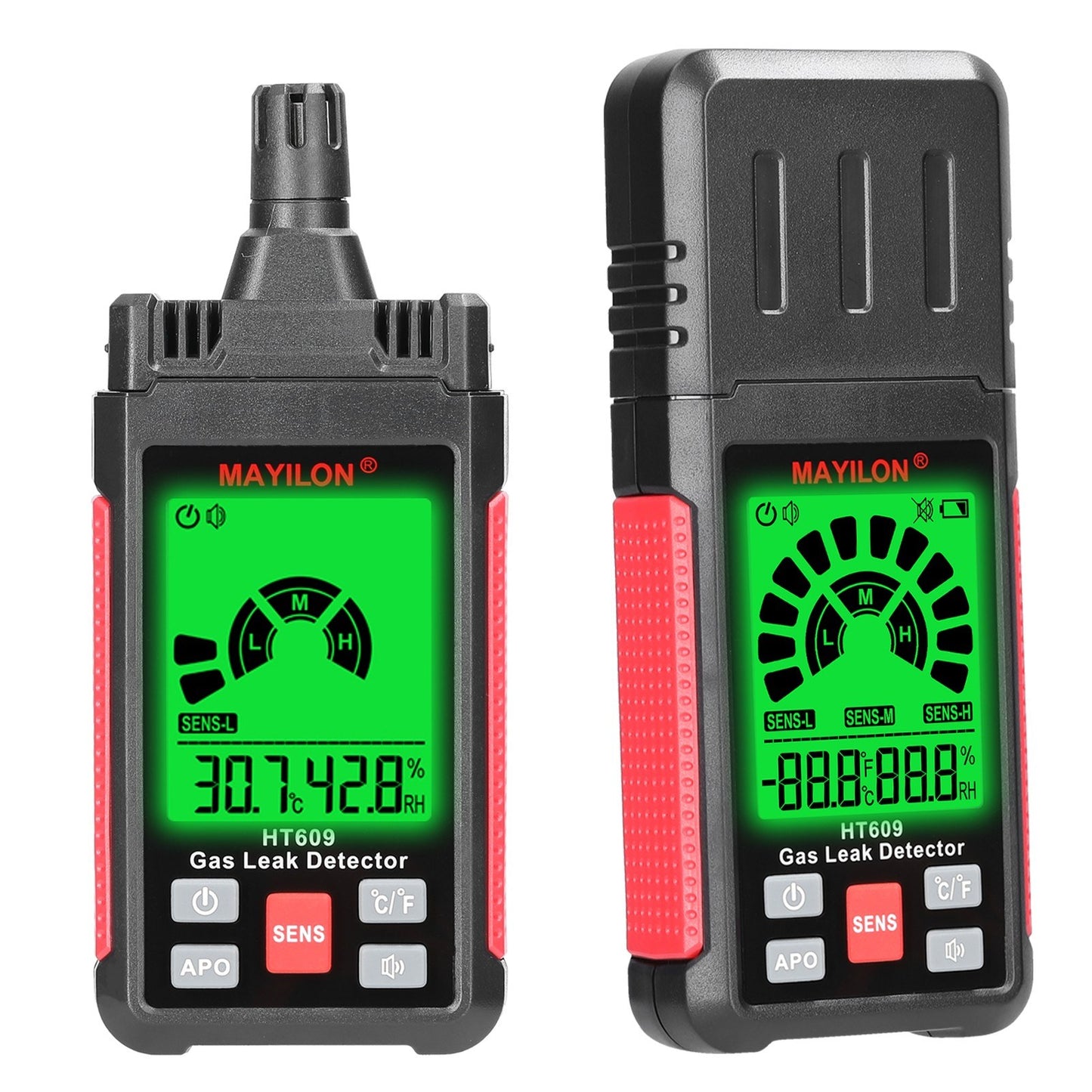 Portable Combustible Gas Leak Detector & PPM Meter Analyzer Pen