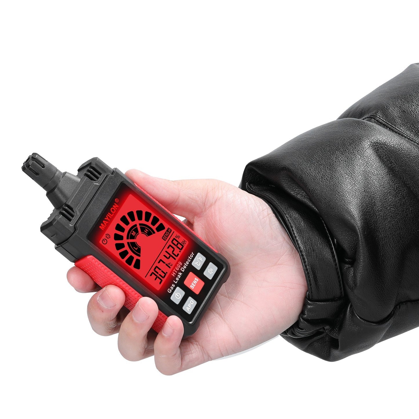 Portable Combustible Gas Leak Detector & PPM Meter Analyzer Pen