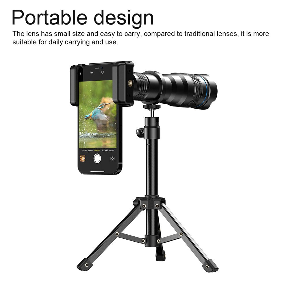 36X Clip-On Telephoto Lens: Universal Mobile Photography Tool